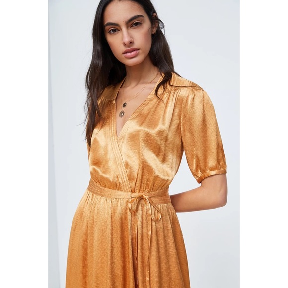 Anthropologie Maeve Katrina Midi Wrap Dress - Picture 3 of 6